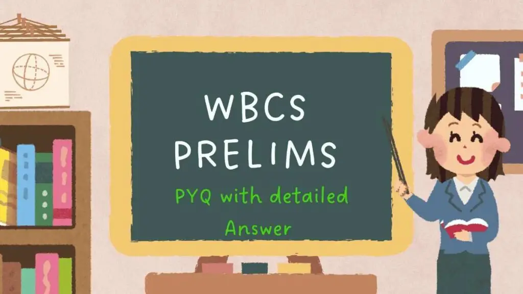 Wbcs Prelims PYQ