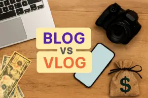 Blog vs vlog meaning