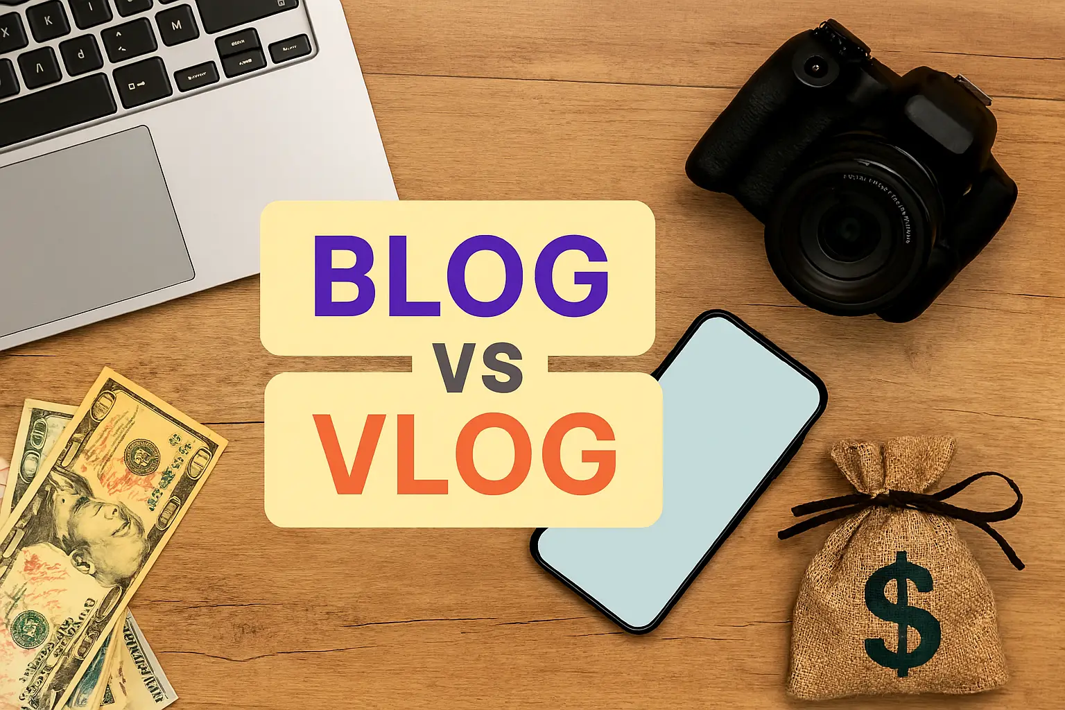 Blog vs vlog meaning